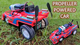 How to make a  propeller powered car || Crazy DIY project idea