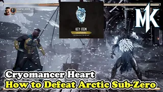 How to Defeat Arctic Sub Zero in Round 3 Mortal Kombat 1 Invasions Season 3 (Cryomancer Heart)