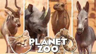ALL 166 ANIMALS! || Every Single Animal in Planet Zoo || Including DLC Arid Pack June 2023