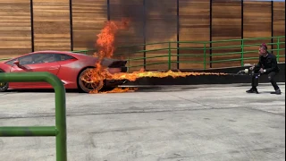 KID BUU SETS $500,000 LAMBORGHINI ON FIRE!!!!