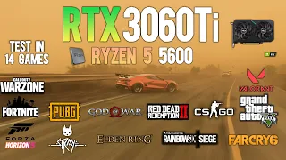 RTX 3060 Ti + Ryzen 5 5600 : Test in 14 Games - Ryzen5 5600 non X Gaming