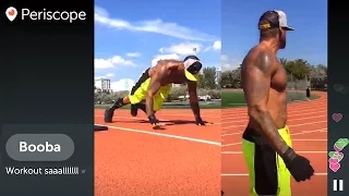 BOOBA "Workout saaalllllll" | LIVE Periscope | 02.03.2016