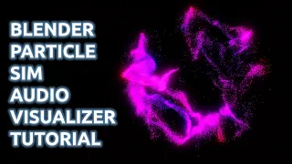 Blender 3.2 Particle Sim Audio Visualizer Tutorial