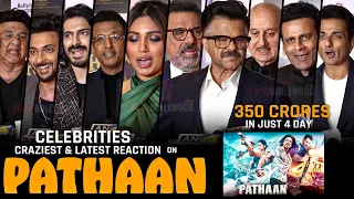Bollywood Veteran and Celebrities CRAZIEST Reaction on Pathaan Movie CRAZE & Huge Success in Theatre