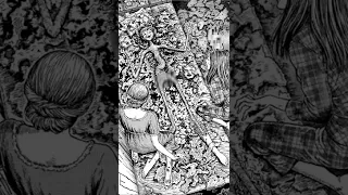 Junji Ito Collection Creepy Manga Panel | ⚠️Trigger Warning⚠️#shorts