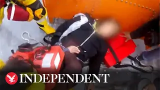 RNLI footage captures 'reality' of migrant rescues in channel
