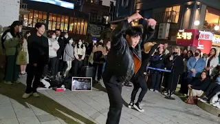 THURSDAY. ONEOF: HARANG. BIRTHDAY CELEBRATION BUSKING. HONGDAE STREET.