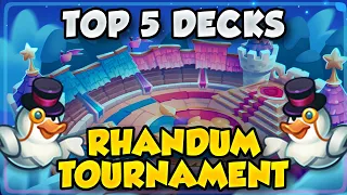 Rush Royale | TOP 5 DECKS FÜR RHANDUM LEAGUE TOURNAMENT!