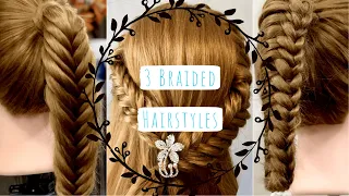 3 Braided Hairstyles | Hair Braid | Easy Hairstyles | Lockdown Hairstyles | Hairdo | Style with Sam