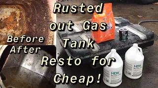 How to Restore a Rusty Fuel Tank With Muriatic Acid and POR15 Tank Sealer