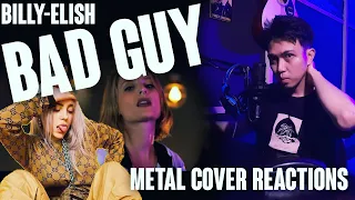 BILLY ELISH - BAD GUY METAL COVER BY ANKOR : FREACTIONS