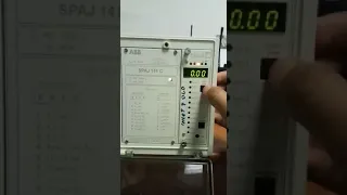 ABB SPAJ141C  relay setting change # overcurrent and Earth fault