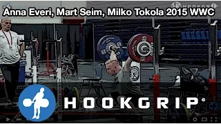 Anna Everi, Mart Seim, Milko Tokola - 2015 WWC Training Hall (Nov 17)