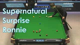 Supernatural Moment Ronnie O'Sullivan vs Kyren Wilson 2022 Championship League Snooker