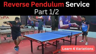 Learn and Master Reverse Pendulum Serve | Part 1 | Service Motion and Backspin