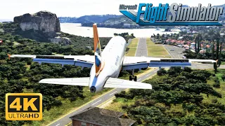 (4K) EXTREME LANDING CHALLENGE At St Barths - Microsoft Flight Simulator 2020 -A320