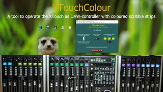 XTouchColour - A tool to operate the XTouch as DAW-controller with coloured scribble strips