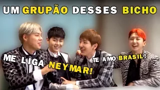 MASC REAGE AO BRASIL, FALA PORTUGUÊS E MOSTRA SEUS TALENTOS | Kpop Idols reacts to Brazil