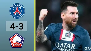 PSG VS LOSC Lille 4-3 | Highlights & All Goals 2023