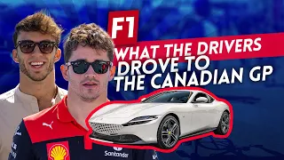 What the F1 drivers drove to the Canadian GP in Montreal