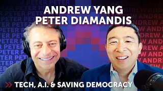 Peter Diamandis & Andrew Yang on UBI, political reform, and the future of work