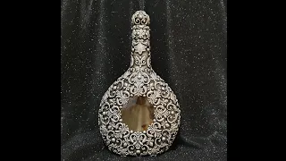 "Серебряная" бутылка с окошком