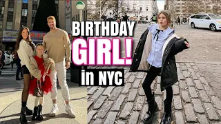 HAPPY BIRTHDAY GEMMA!! Surprising our 7-Year-Old with a trip to NEW YORK CITY!