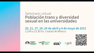 Seminario virtual: Población trans y diversidad sexual en las universidades