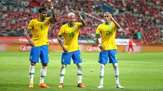 Neymar, Vinicius Jr, Raphinha, Coutinho vs South Korea (02/06/2022)