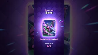 Unlocking Evolution of bats #clashroyale #clashing #viral #cor #clashofclans #coc #battleroyale