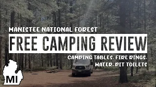 Free Camping in MICHIGAN near Lake Michigan, | MANISTEE | Marzinski Trailhead Campground