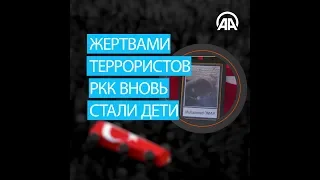 Террористы РКК выбирают в качестве цели мирное население Турции.