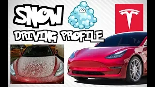 Tesla Snow Driving Profile (Tips & Tricks)