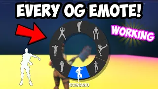 (WORKING) How To Get *EVERY OG EMOTE* For Free In Fortnite! (Map Code)