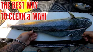 The FASTEST and EASIEST way to Clean a MAHI MAHI