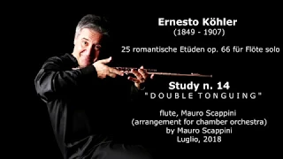 E . K ö h l e r    -  op. 66 - Study n.14 "DOUBLE TONGUING" (orchestrated)