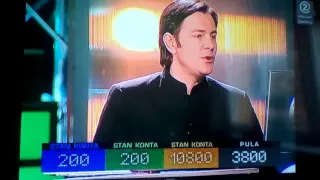 Awantura o kasę - Polsat 2 - Zakończenie pierwszego etapu (bez ostatniego pytania)