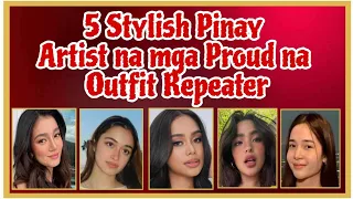 5 Mga Stylish Pinay na Artista na mga Proud na Outfit Repeater #andreabrillantes #angelinacruz #news