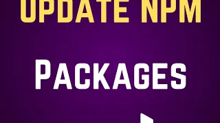 How To Update NPM Packages. #nodejs  #typescript  #typescript