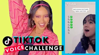 Professional Singer Faouzia Tries These Super Hard TikTok Vocal Challenges! | Cosmopolitan