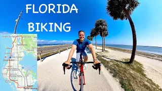 CYCLING FLORIDAS BEST BIKE TRAIL!  Clearwater, Florida is biking paradise!  4K