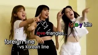 (G)I-DLE's Cute & Funniest moments! FOREIGN LINE vs KOREAN LINE (hyper compilation 3)