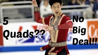 NATHAN CHEN 2017 NATIONALS COMMENTARY {5 FREAKING QUADS}
