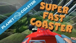 THE FASTEST COASTER !! Planet Coaster Gameplay - Testing Hidraulic Launcher - Fast Ride