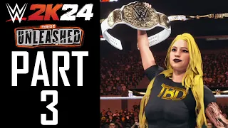 WWE 2K24 - MyRise: Unleashed - Gameplay Walkthrough - Part 3 - "Chapters 5-6"
