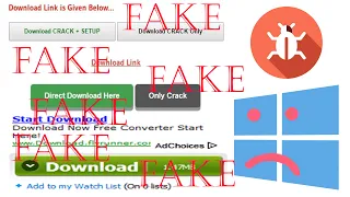 How many malware you get get from fake links and download button
