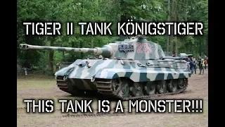 Tiger II Tank Königstiger/King Tiger - Starting and driving this 69 ton heavy beast