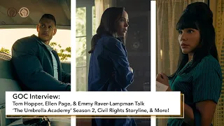 Tom Hopper, Ellen Page, and Emmy Raver-Lampman Talk Season 2 of ‘The Umbrella Academy’