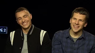 PART ONE - Jesse Eisenberg addresses Dave Franco's biggest fear 'Now You See Me 2' interview