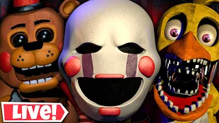 Playing FNAF 2 For The First Time LIVE!!